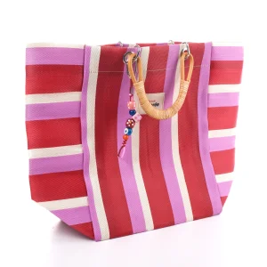 Cabas-X Grenadine Natural Bambou Tresse Tote Bag - 2