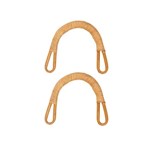 Cabas-X Grenadine Natural Bambou Tresse Tote Bag - 5