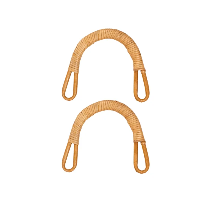 Cabas-X Grenadine Natural Bambou Tresse Tote Bag - 5