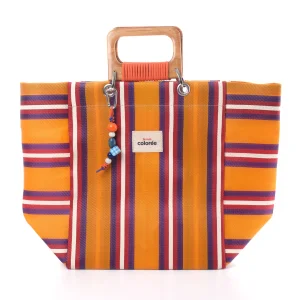 Cabas-X Mandarine Cordeplex Saplı Tote Çanta - 1