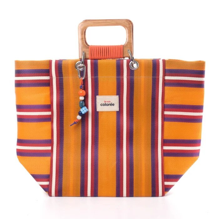 Cabas-X Mandarine Cordeplex Saplı Tote Çanta - 1
