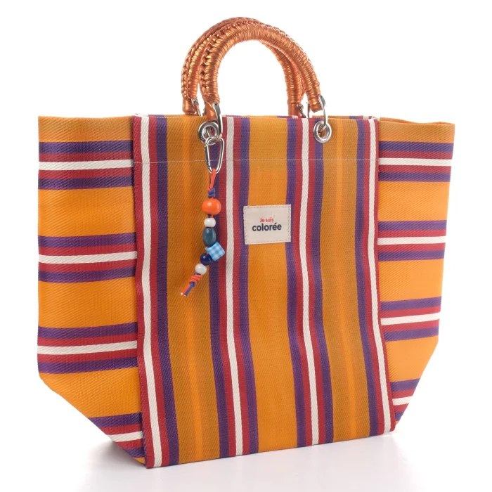 Cabas-x Mandarine Crochet Sap X Tote Çanta - 2