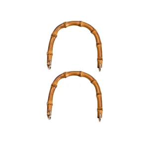 Cabas-x Mandarine Natural Bambou Saplı Tote Çanta - 5
