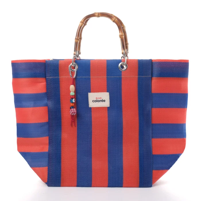 Cabas-X Mistral Natural Bambou Saplı Tote Çanta - 1