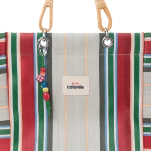 Cabas-x Pinede Natural Bambou Tresse Handle X Tote Bag - 4