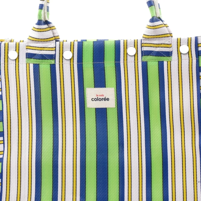 Cabas XL Chartreuse Tote Bag - 5