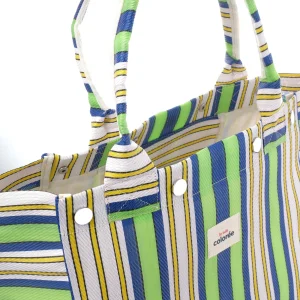 Cabas XL Chartreuse Tote Bag - 4