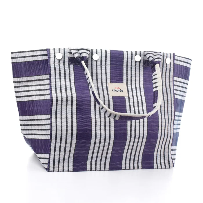 Cabas XL Prune Tote Bag - 2