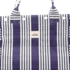 Cabas XL Prune Tote Bag - 5