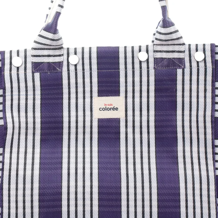 Cabas XL Prune Tote Bag - 5