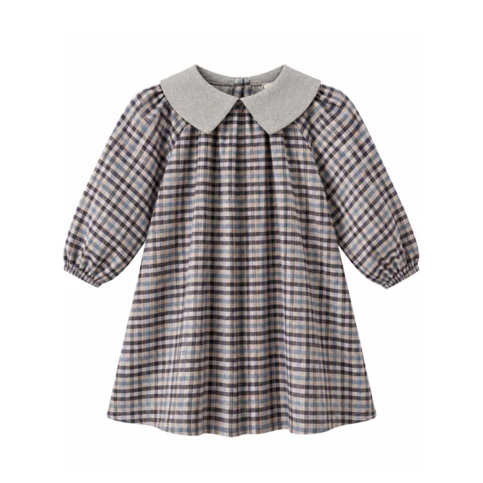 Checkered Cozy Dress - 2