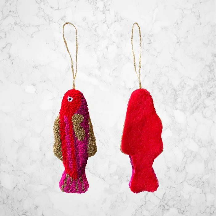 Lucky Sardine Handmade Christmas Tree Ornament - 2