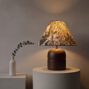 Flora Ahşap Abajur - 3