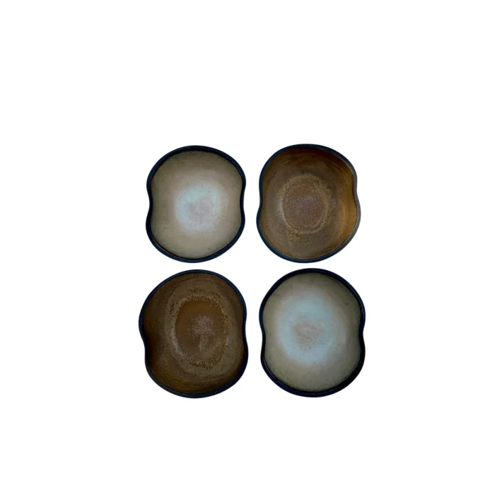 Terra Stoneware Siyah Çerezlik Kase Seti - 2