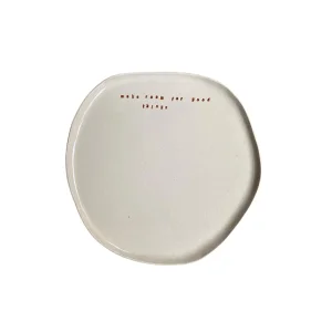 Motto Make Room For Good Things Stoneware Tabak - 1