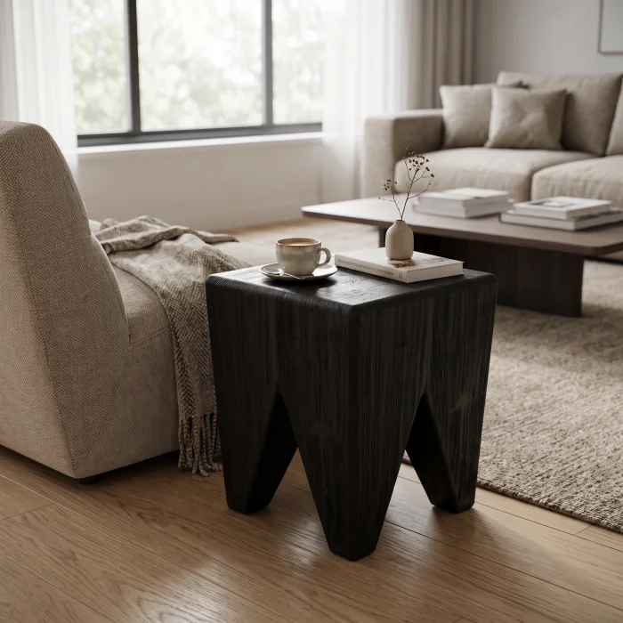 Modo Side Table and Pouf - 5