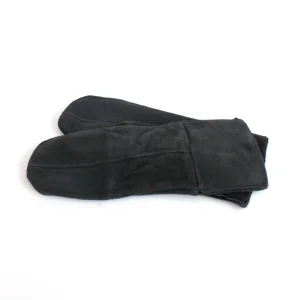 Suede Leather Mittens - 4