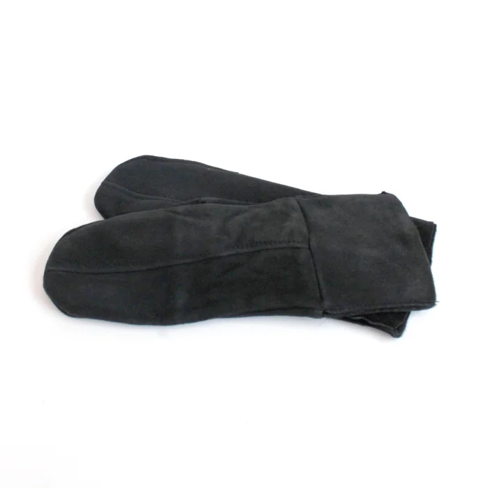 Suede Leather Mittens - 4