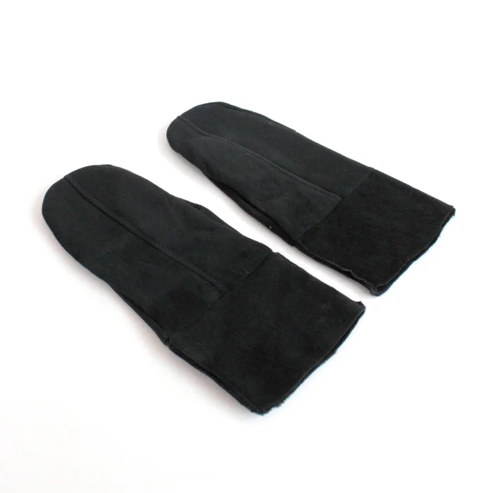 Suede Leather Mittens - 2
