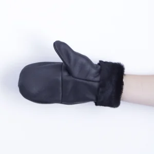 Suede Leather Mittens - 3
