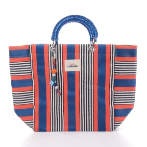 Cabas Corail Crochet Sap Tote Çanta - 1