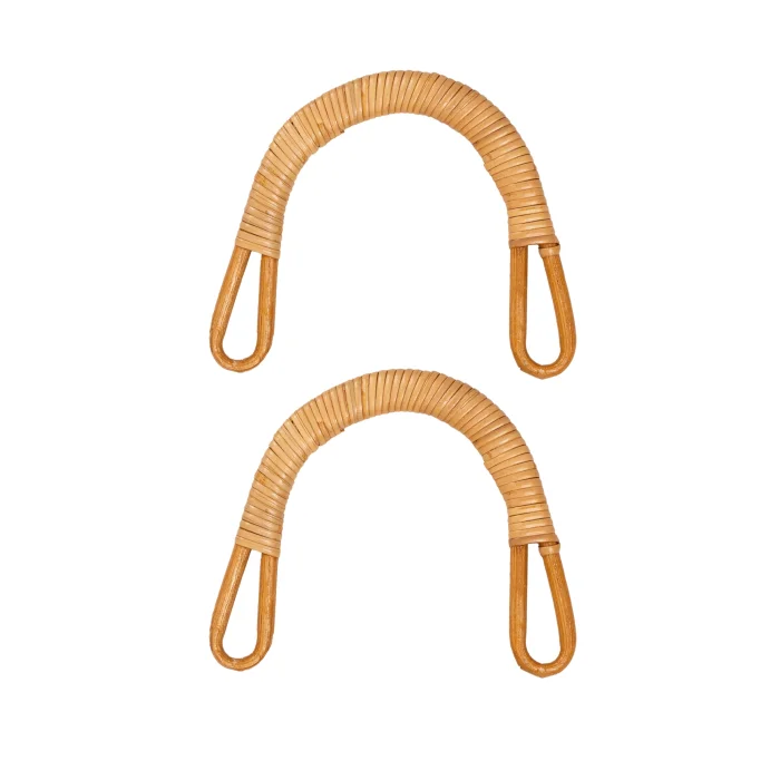 Cabas Corail Bambu Saplı Dokuma Tote Çanta - 5