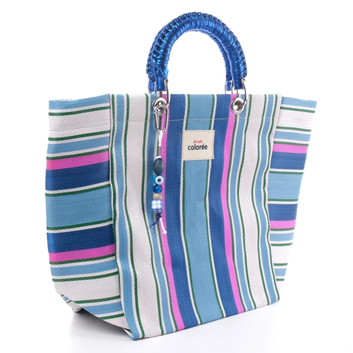 Cabas Lagon Crochet Handle Tote Bag - 2