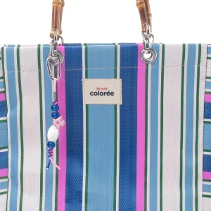 Cabas Lagon Natural Bambou Handle Tote Bag - 4
