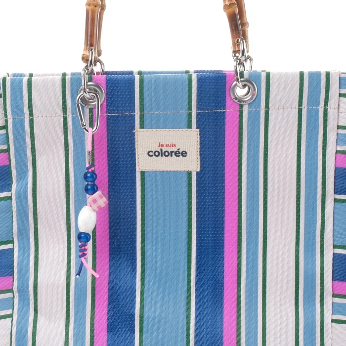 Cabas Lagon Natural Bambou Handle Tote Bag - 4