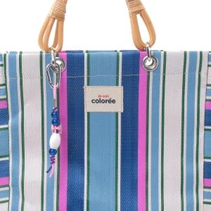 Natural Bambou Tresse Cabas Lagon Tote Bag - 4