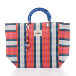 Cabas Regate Crochet Handle Tote Bag - 1