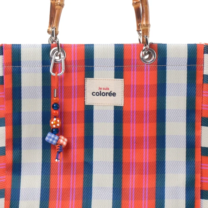 Cabas Regate Natural Bamboo Handle Tote Bag - 4