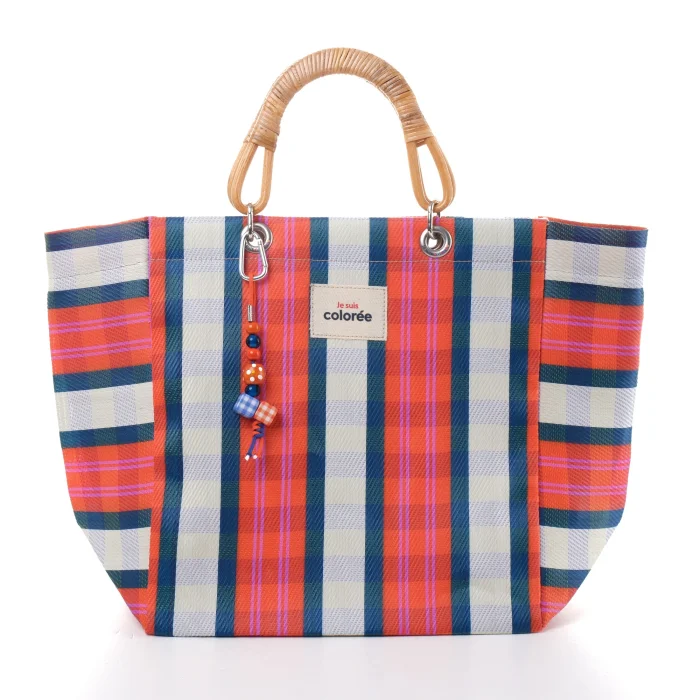 Cabas Regate Natural Bambou Tresse Tote Bag - 1