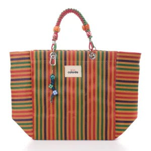 Corde Safran Recycled Nylon Woven Tote Bag - 1
