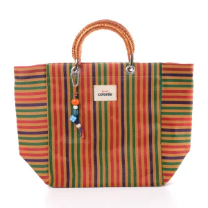 Cabas Safran Crochet Handle Tote Bag - 1