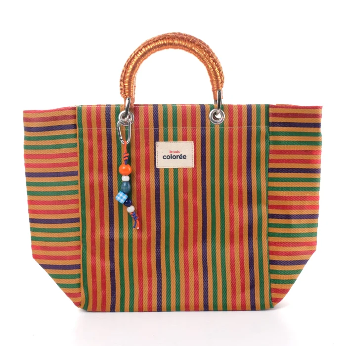 Cabas Safran Crochet Handle Tote Bag - 1