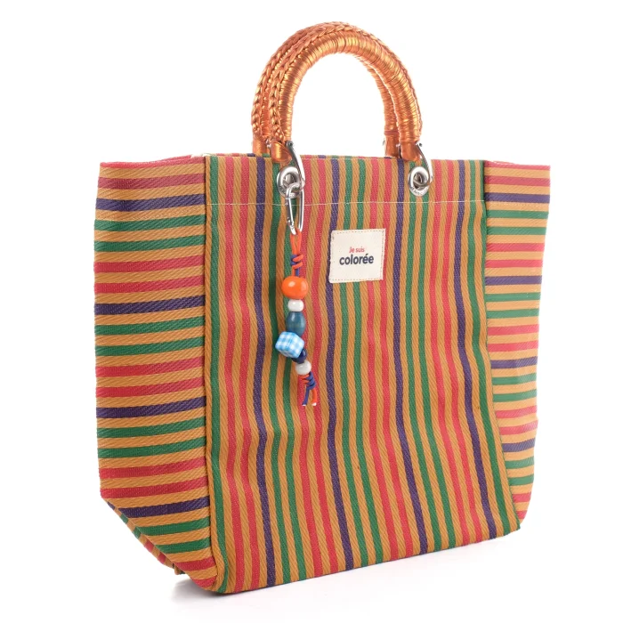 Cabas Safran Crochet Handle Tote Bag - 2
