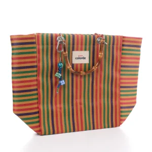 Cabas Safran Natural Bamboo Tote Bag - 2