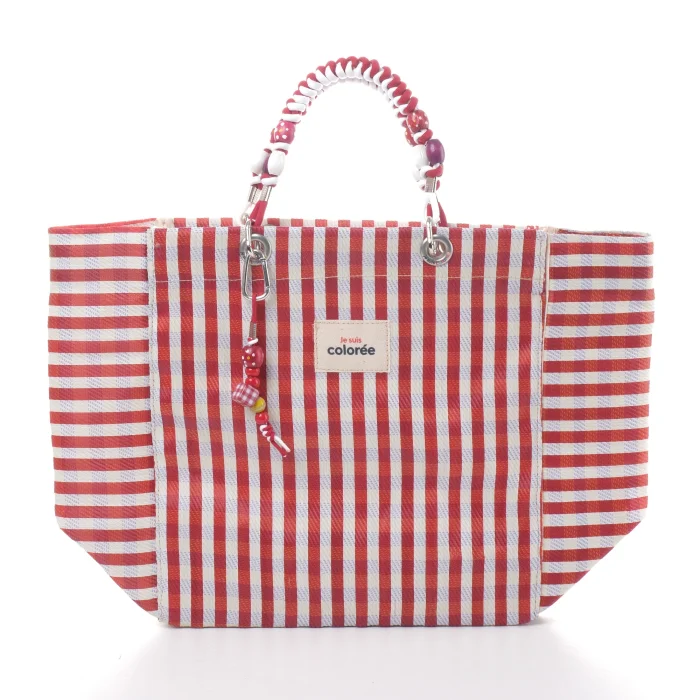 Cabas Terracotta Corde Handle Tote Bag - 1