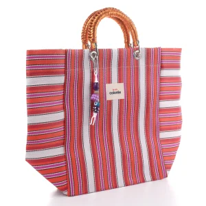 Cabas-x Cerise Crochet Handle X Tote Bag - 2