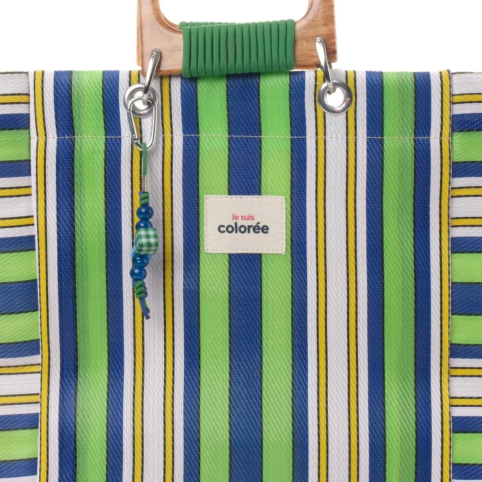 Cabas-x Chartreuse Cordeplex Tote Bag - 4
