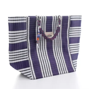 Cabas-X Prune Corde Handle Tote Bag - 2