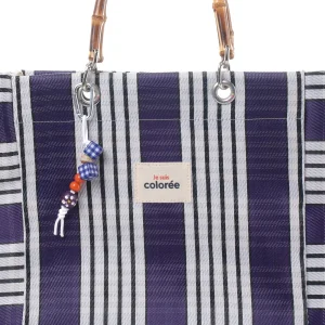 Cabas-x Prune Natural Bamboo Tote Bag - 4