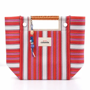 Cabasette Cerise Crochet Handle Bag - 1