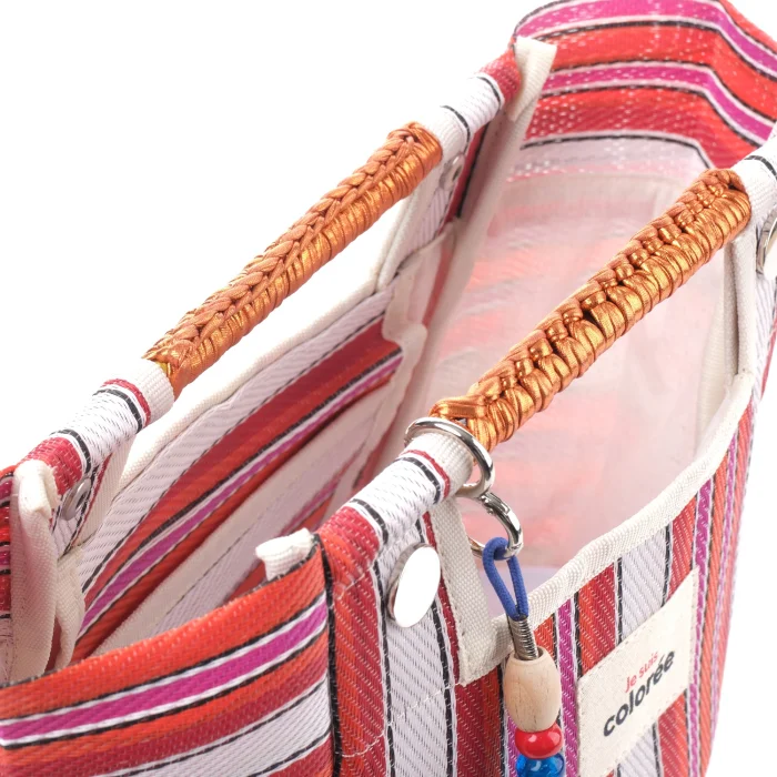 Cabasette Cerise Crochet Handle Bag - 4