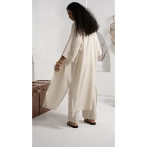 Cotton Long Kimono - 5
