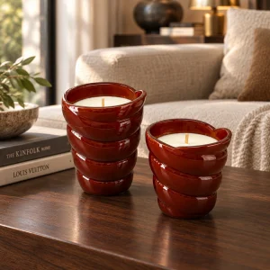 Spiral Kiremit Cam Mum Large - 3