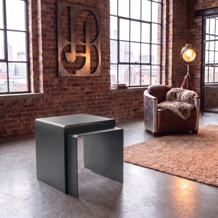 Eksen Duo Metal Nesting Table Set of 2 - 4
