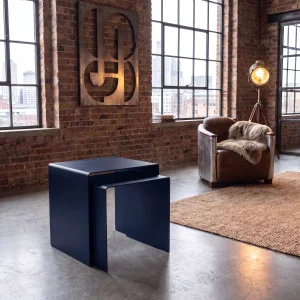 Eksen Duo Metal Nesting Table Set - 4