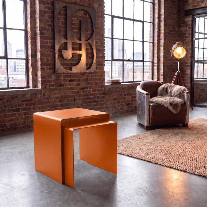 Eksen Duo Metal Nesting Table Set of 2 - 4